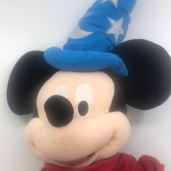 Disney Store Plush Mickey Mouse Sorcerer Stuffed Animal. - Picture 2 of 12